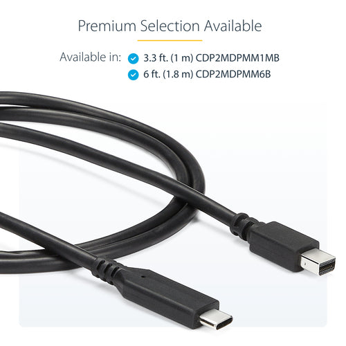 StarTech.com CDP2MDPMM6B - Cable USB C to Mini DisplayPort 1.8m