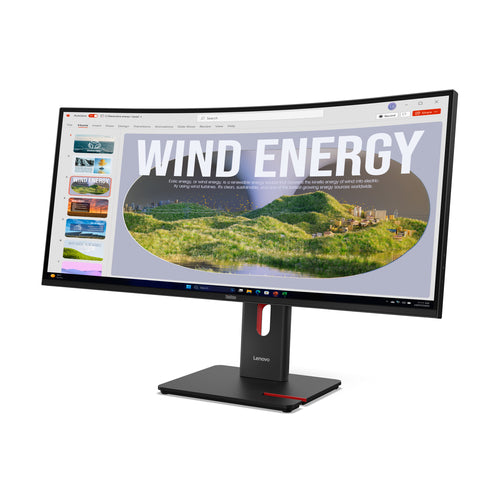 Lenovo 64AEGAR1AU - T34WD-40 34IN WQHD (HDMI+DP+USB-C) 3YR