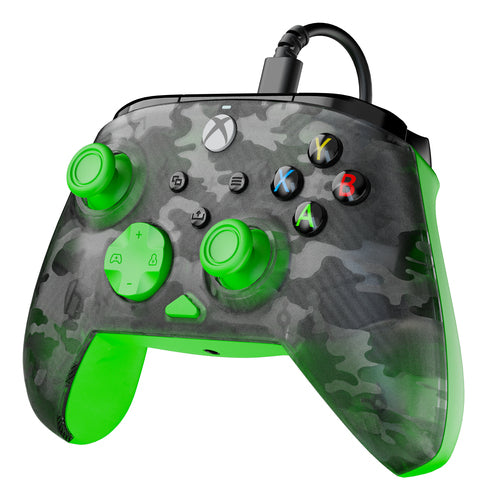 TBC-2001-55 - TURTLE BEACH REMATCH CORE WIRED CONTROLLER - CAMO/GREEN XBX