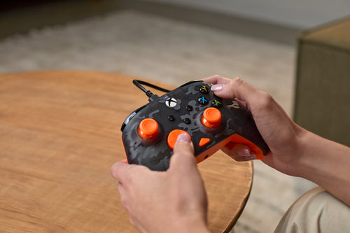 TBC-2001-95 - TURTLE BEACH REMATCH CORE WIRED CONTROLLER - CAMO/ORANGE XBX