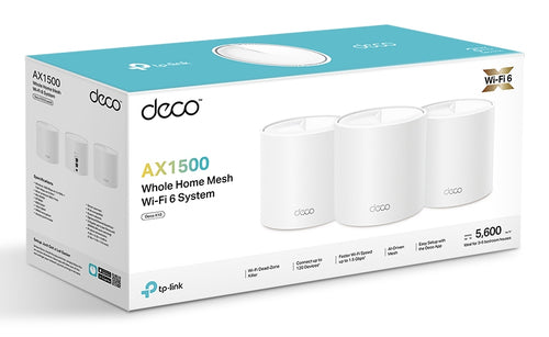 DECO X10(3-PACK) - TP-Link Deco X10 Wi Fi 6 Mesh AX1500 - Triple Pack