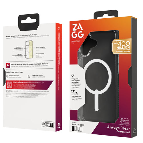 ZAGG Crystal Palace Snap Case, Apple iPhone 17