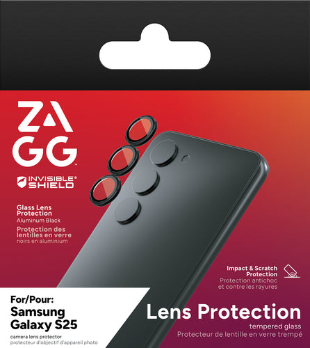 ZAGG InvisibleShield Premium Camera Lens Protector for Samsung Galaxy S25