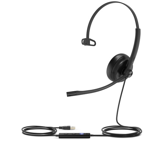 Yealink 1308014 - UH34 MONO Teams USB-A Wired Headset