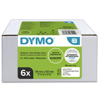 2093092 - Dymo LW Ship Lbl 54X101m Pk6