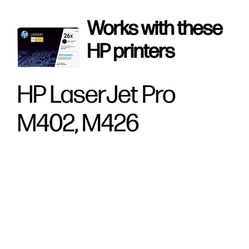 HP CF226X - 26X BLACK HY LJ TONER CART CF226X