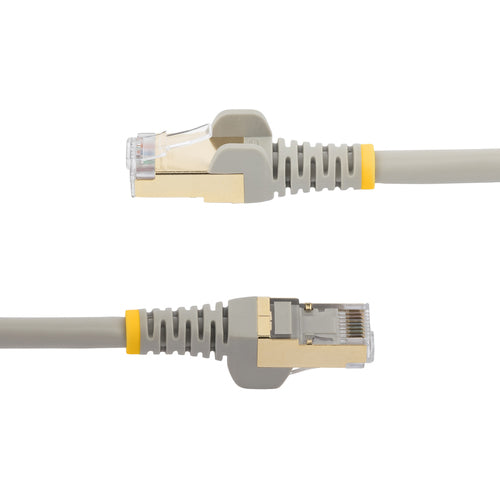 STARTECH.COM 0.5M GRAY CAT6A ETHERNET CABLE - SHIELDED (STP), LTW