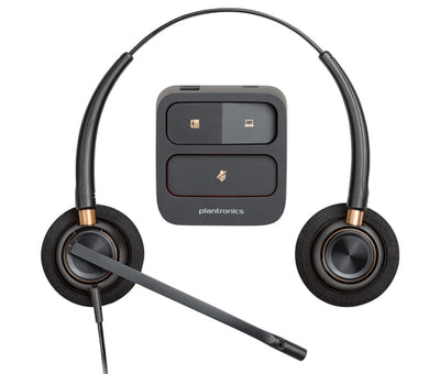 HP 783P7AA - Poly EncorePro 520 Binaural Headset +Quick Disconnect
