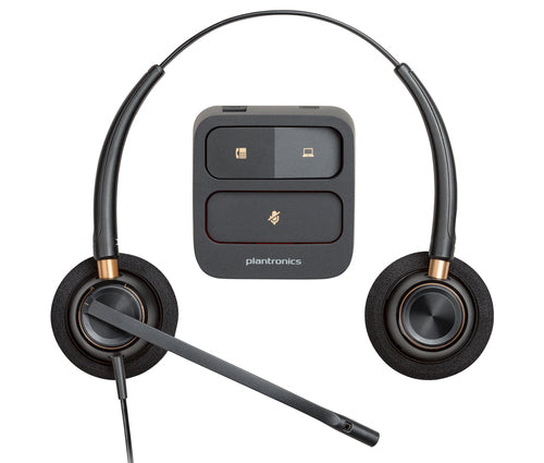 Poly EncorePro 520 Binaural Headset +Quick Disconnect