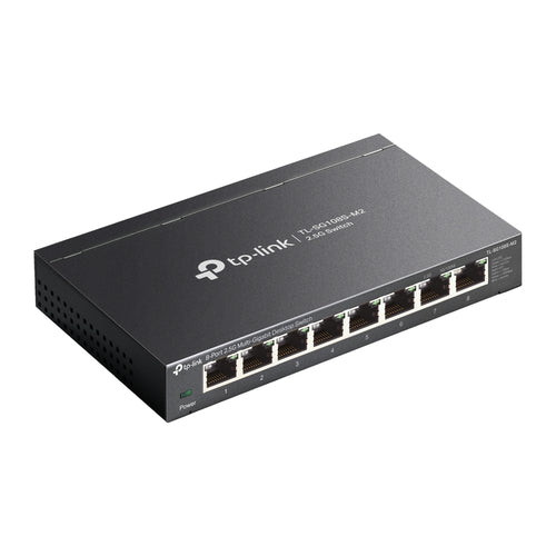 TL-SG108S-M2 - TP-Link SG108S-M2 8 Port 2.5 Gigabit Switch Steel Case