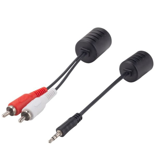 BAL-RCARJ45 - DYNAMIX BAL-RCARJ45 - Stereo 3.5mm to RCA Extender via RJ45 Max Distance 50m RJ45 Adapter 50m