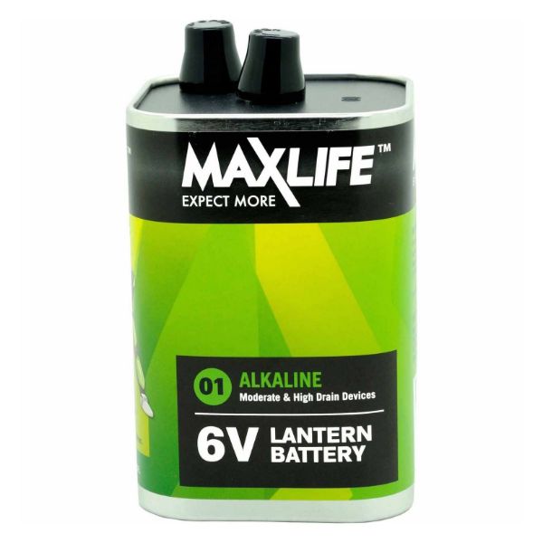 MAXLIFE BAT6V-A - 6V Alkaline Super Heavy Duty Single Battery. Long Lasting Alkaline Formula