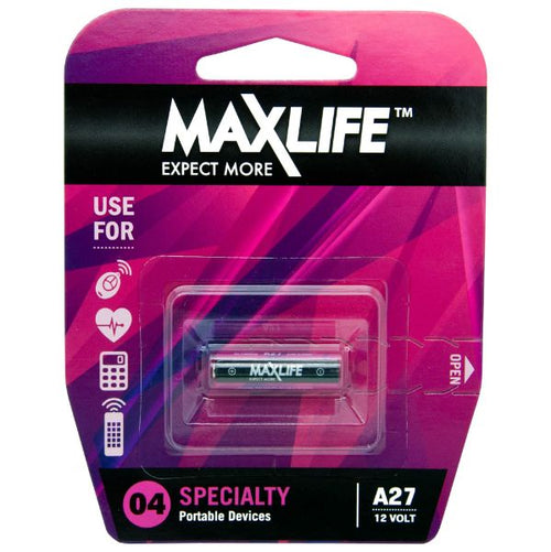 A27 Alkaline 12V Battery 1 Pack