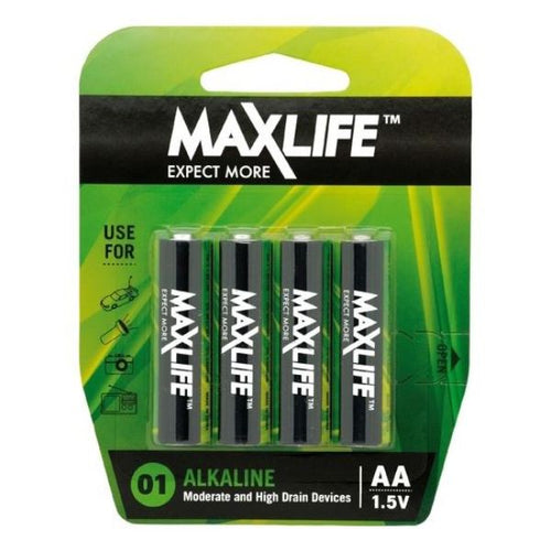 MAXLIFE BATAA-A4 - AA Alkaline Battery 4 Pack