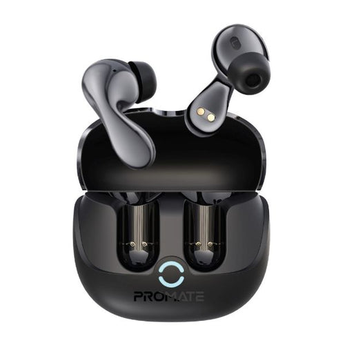 BATON-BLK - PROMATE BATON-BLK - In-Ear HD Bluetooth Earbud Hybrid ANC TWS w/ Intellitouch Includes 500mAh Recharging