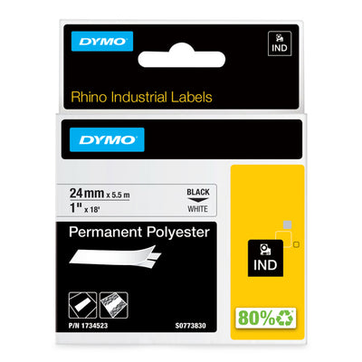 1734523 - Dymo Rhino 24mm Perm Poly Tape