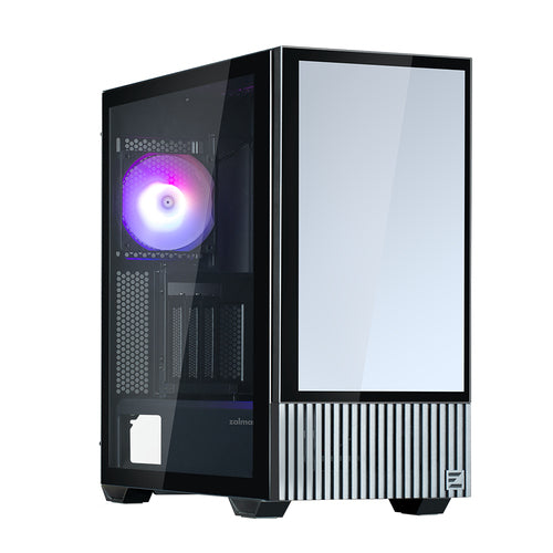 Z10 DS BLACK - Zalman Z10 DS Black ATX Mid Tower Case 1x120mm ARGB with LCD screen