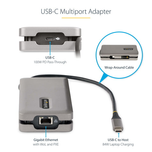 StarTech.com DKT31CVHPD3 - USB-C MULTIPORT ADAPTER HDMI/VGA HUB