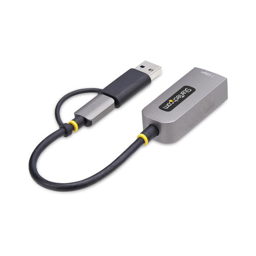 C21GA-USB-ETHERNET - STARTECH.COM USB-C TO ETHERNET ADAPTER W/USB-A ADAPTER, REALTEK RTL8153B, 2 YR