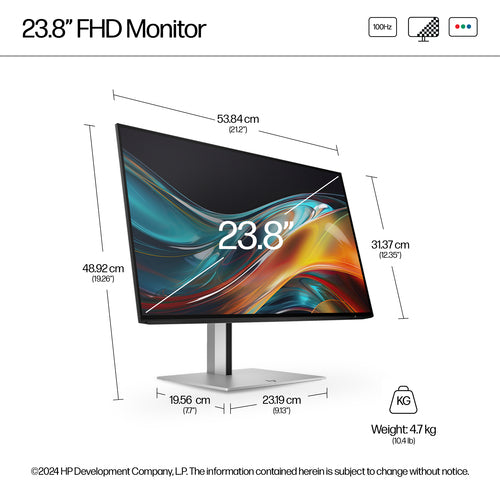 HP 8X530AA - S7 PRO 724PF FHD MNTR