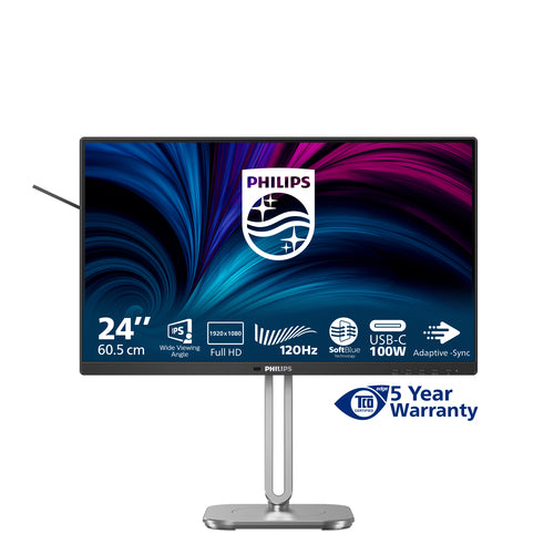 24B2U4301/75 - PHILIPS 24in B LINE USBC DOCK MONITOR