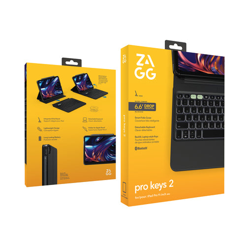 ZAGG Keyboard Pro Keys 2 for Apple iPad Pro 11" M4/M5