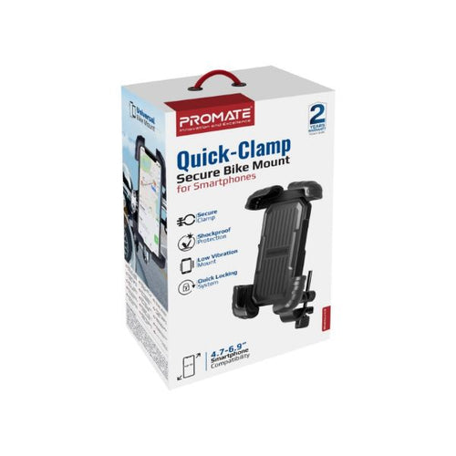 BIKEMOUNT-2 - PROMATE BIKEMOUNT-2 - Quick Mount Smartphone Bike Mount for 4.7-6.9'' 360 Degree Rotation