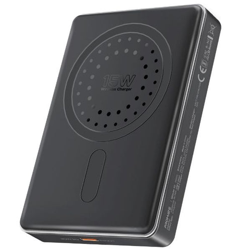 BLADE-10-BLK - PROMATE BLADE-10-BLK - 10000mAh UltraSlim Wireless Charging 15W MagSafe 20WPD USB-C In/Out Port Smart
