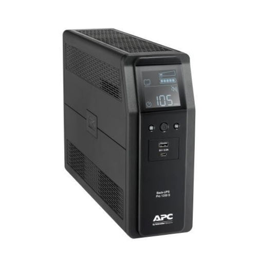 APC BACK UPS PRO BR 1200VA, SINEWAVE,8 OUTLETS, AVR, LCD INTERFACE