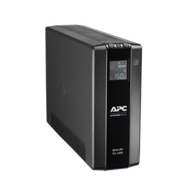 APC BR1600MI - Back-UPS PRO Line Interactive 1600VA (960W) w/ AVR 230V Input/Output. 8x IEC C14 Out