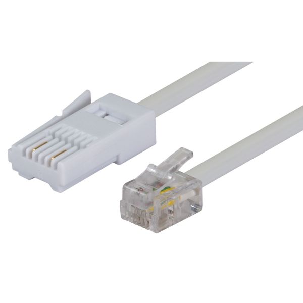 DYNAMIX C-BTRJ11 - 2m BT to RJ11 Cable (For Modem to Phone Line Connection