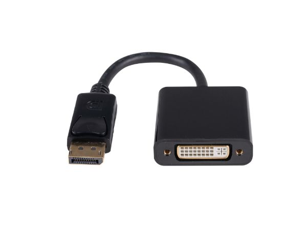 DYNAMIX C-DP-DVIDF - 0.2m DisplayPort to DVI-D Cable Adapter Passive Converter Max Res: 1920x1080.