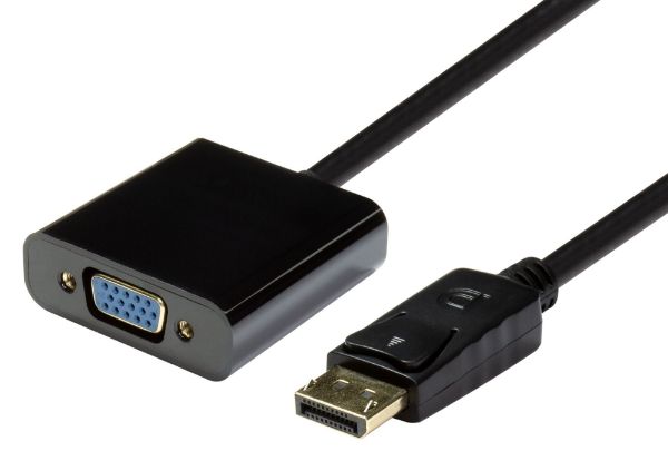 DYNAMIX C-DP-VGAF - 0.2m DisplayPort to VGA Female Cable Adapter Max Res: 1920x1080.