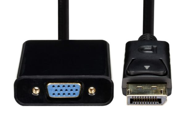 DYNAMIX C-DP-VGAF - 0.2m DisplayPort to VGA Female Cable Adapter Max Res: 1920x1080.
