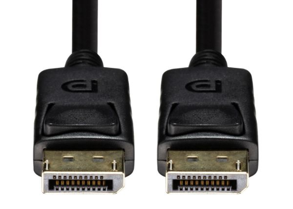DYNAMIX C-DP12-2M - 2m DisplayPort v1.2 Cable w/ Gold Shell Connectors DDC Compliant 4K60Hz