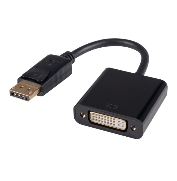 DYNAMIX C-DPAC-DVI - 0.2m DisplayPort Male to DVI-D Female Active Converter Max Res: 4K@30Hz (4096x2048)