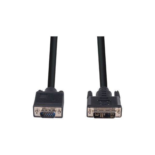 DYNAMIX C-DVI-VGA-2 - 2m DVI-I Male to VGA Male Cable