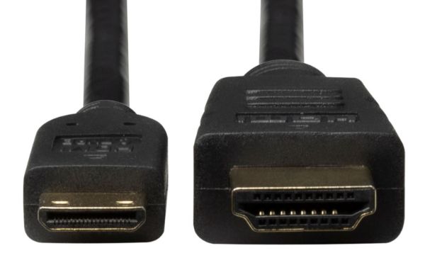 DYNAMIX C-HDMI14-HM-2 - 2m HDMI to HDMI Mini Cable High-Speed w/ Ethernet Max Res: 4K@60Hz (3840x2160)