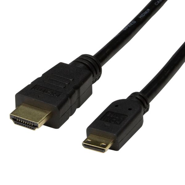 DYNAMIX C-HDMI14-HM-3 - 3m HDMI to HDMI Mini Cable High-Speed w/ Ethernet Max Res: 4K@60Hz (3840x2160)