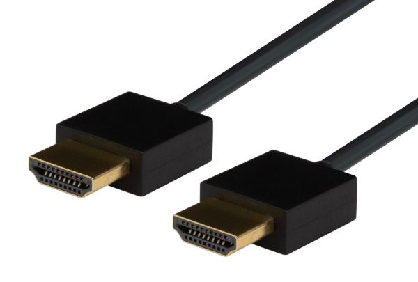 DYNAMIX C-HDMI2BLK-3 - 3m HDMI BLACK Nano High Speed w/ Ethernet Cable. UHD Display up to 4K2K@60Hz.