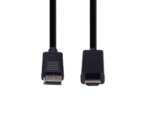 DYNAMIX C-HDMIDP4K60-1 - 1m DisplayPort Source to HDMI 2.0 Monitor - Directional Cable. Max Res: 4K@60Hz