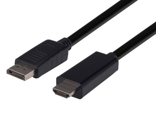C-HDMIDP4K60-3 - DYNAMIX C-HDMIDP4K60-3 - 3M DisplayPort Source to HDMI 2.0 Monitor - Directional Cable. Max Res: 4K@60Hz