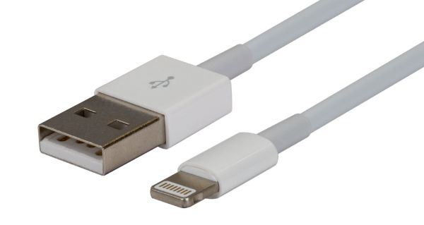 DYNAMIX C-IP5-1 - 1m USB-A to Lightning Charge & Sync Cable. For Apple iPhone iPad iPad mini & iPod