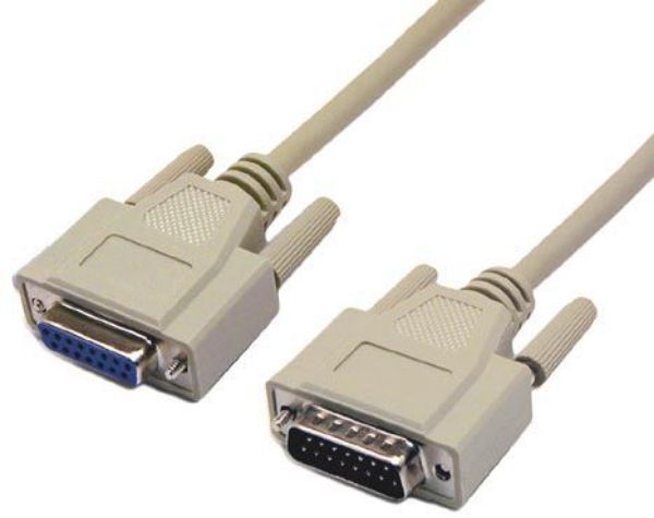 DYNAMIX C-JSDB15-MF2 - 2m Joystick AUI Extension Cable DB15 M/F