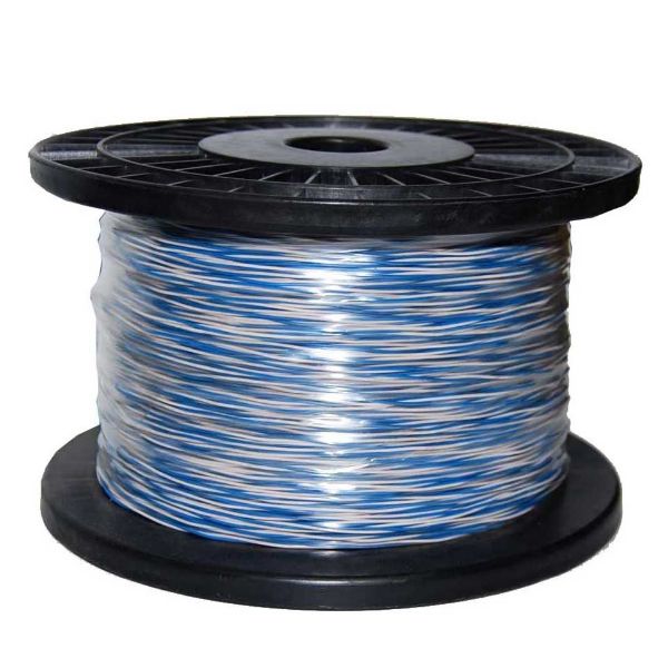 DYNAMIX C-JW-BW - 250m Blue & White Jumper Cable Roll Copper 0.5mm (non- tinned).