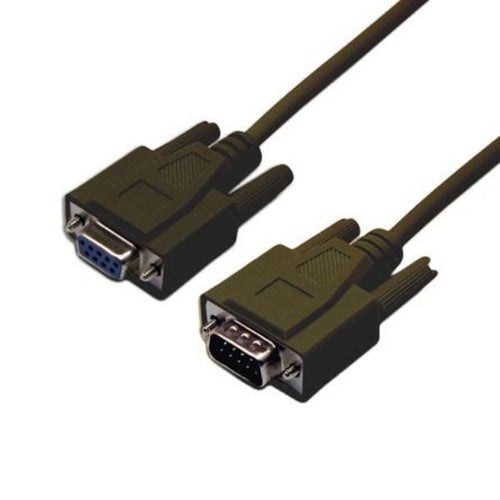 DYNAMIX C-MON-M - 2m DB9 Male/Female Straight Through Extension Cable. 28AWG Alumi Foil Shielded