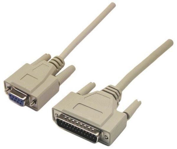 DYNAMIX C-NM9-M - 2m Null Modem Cable DB9 F/DB25M