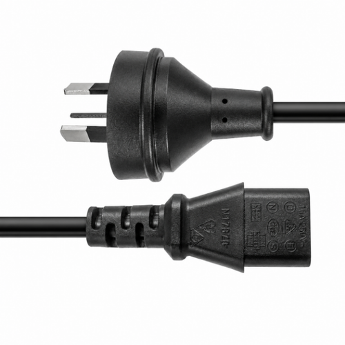 DYNAMIX C-POWERC3 - 3m 3-Pin Plug to IEC C13 Female Plug 10A Power Cord. 1.0mm copper core.