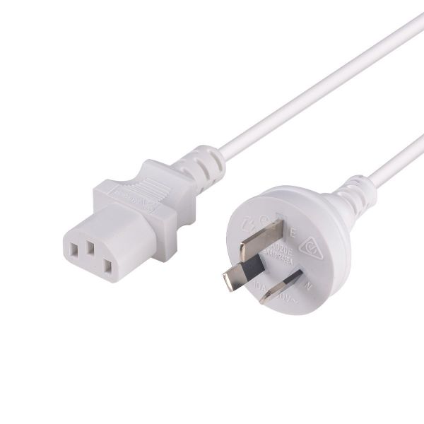 DYNAMIX C-POWERC - 1.8M 3-Pin Plug to IEC C13 Female Plug 10A SAA Approved Power Cord. 1.0mm copper core.