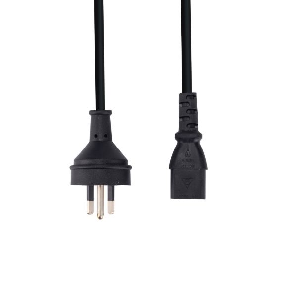 DYNAMIX C-POWERRE3 - 3m 3-Pin Plug to IEC Female Plug w/ rounded Earth Pin. 10A. Power Cord.